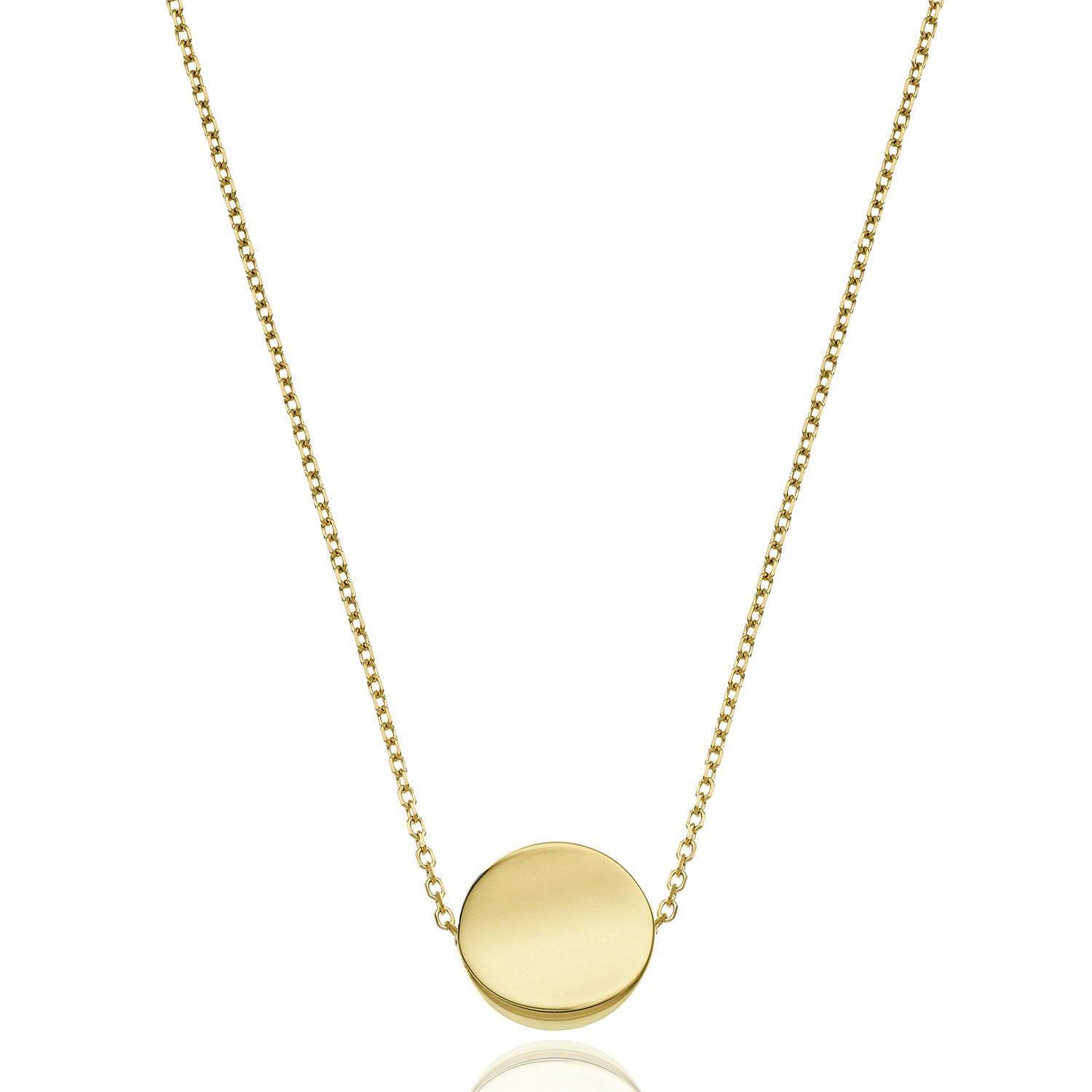Chimento Armillas Glow 18ct Yellow Gold Flat Circle Pendant