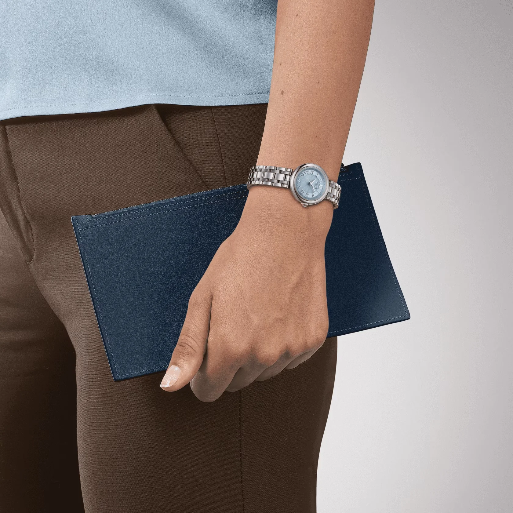 Bellissima Small Lady 26mm Steel  Blue Dial Bracelet Watch - Image 2