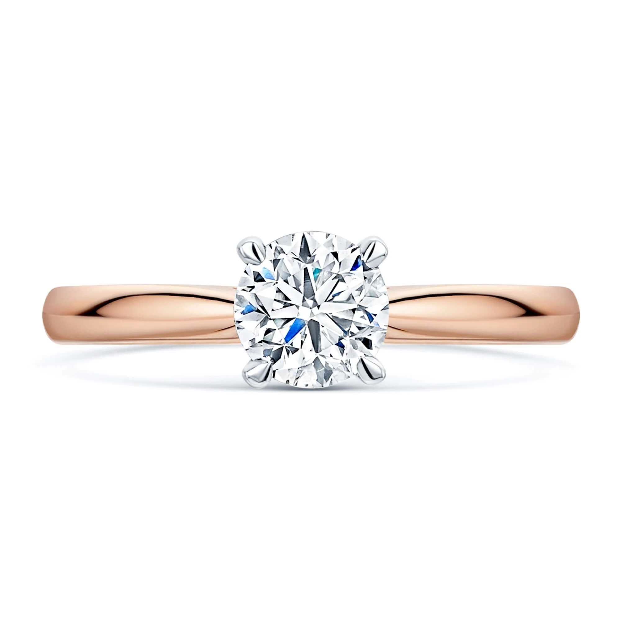 Simply Solitaire Collection 18ct Rose Gold Diamond Solitaire Engagement Ring GIA Certified 0.70 Carat - Image 2
