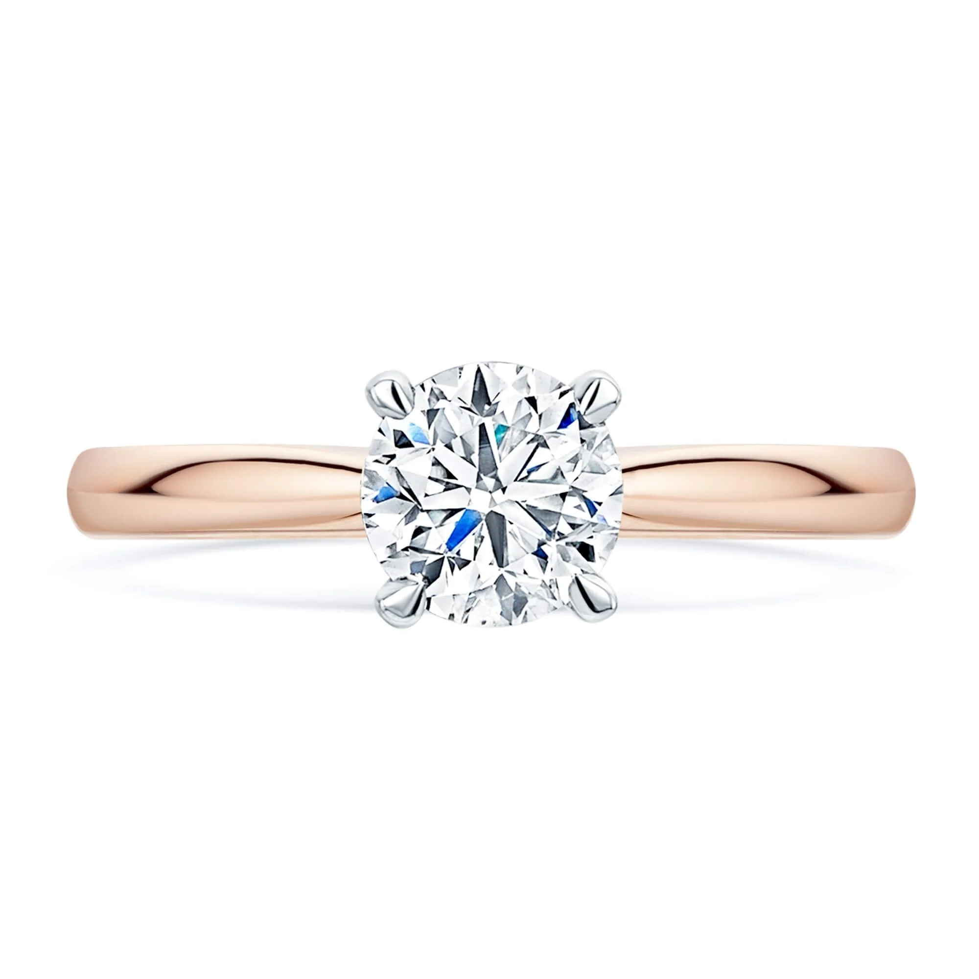 Simply Solitaire Collection 18ct Rose Gold Diamond Solitaire Engagement Ring GIA Certified 1.00 Carat - Image 3