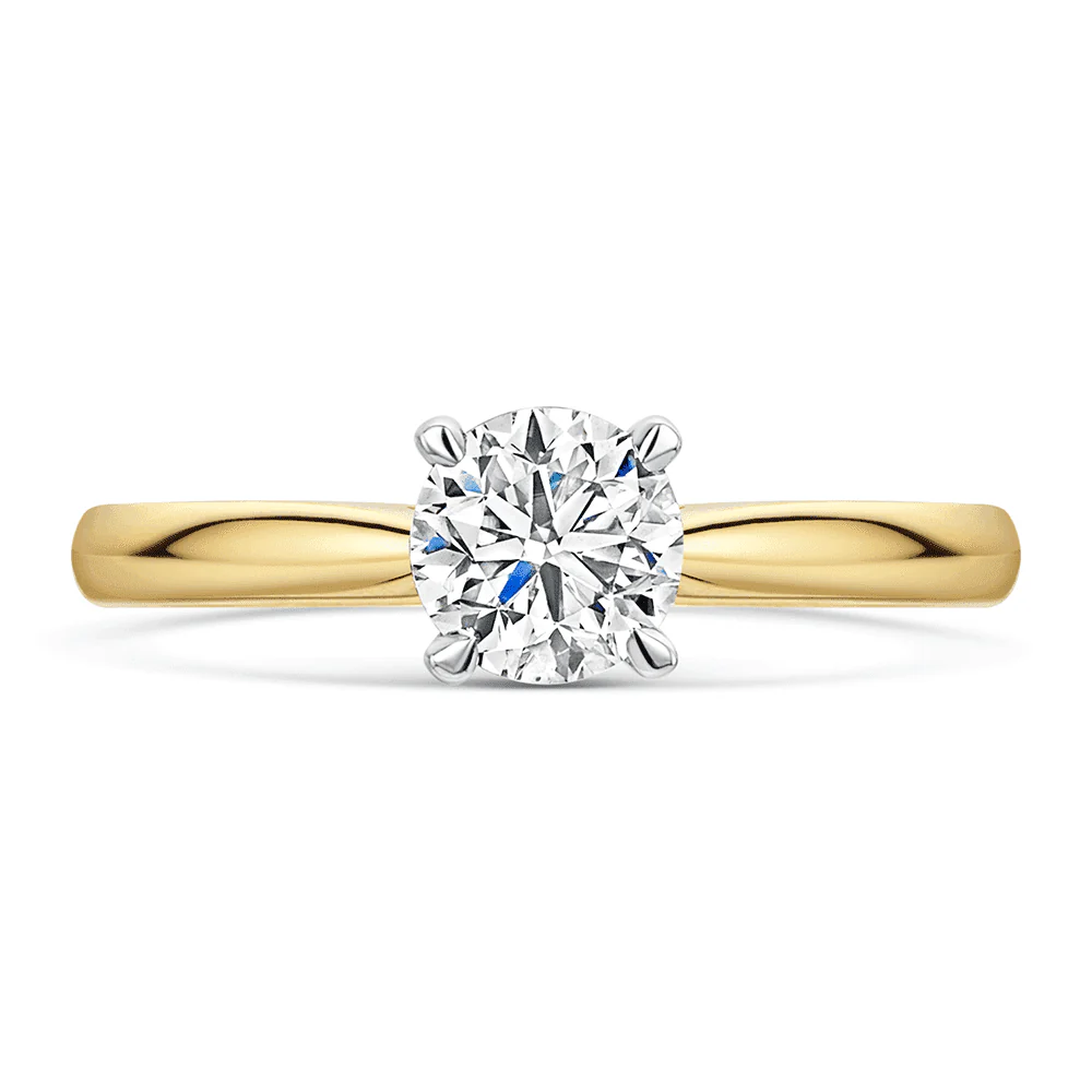 Simply Solitaire Collection 18ct Yellow Gold Diamond Solitaire Engagement Ring GIA Certified 0.50 Carat - Image 4