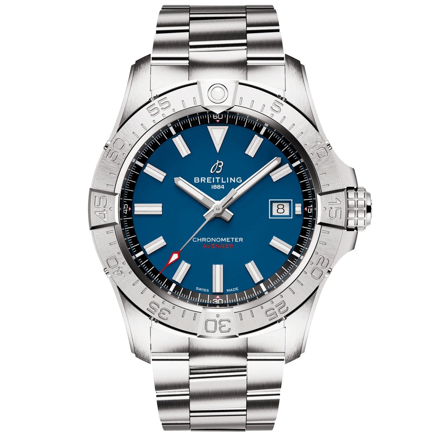 Avenger 42mm Blue Dial Automatic Bracelet Watch
