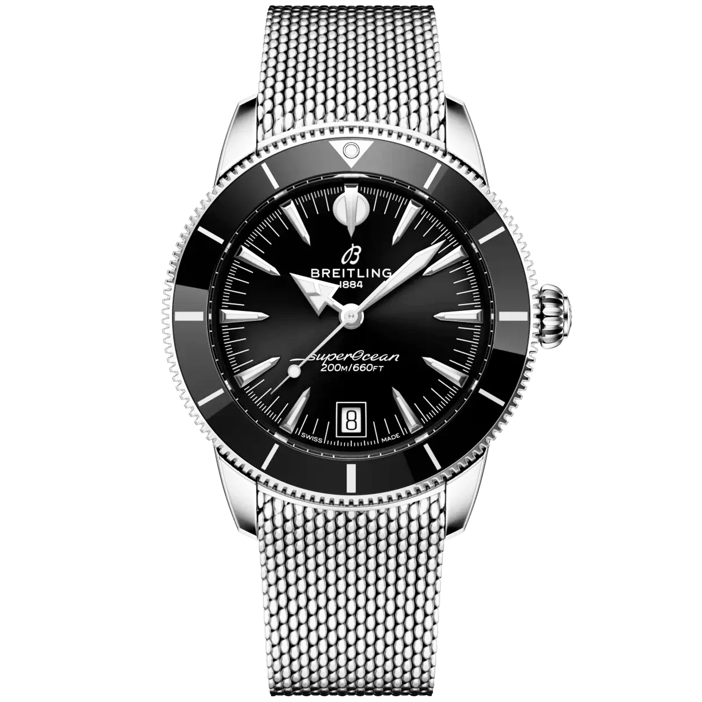 Superocean Heritage B31 40mm Black Dial Bracelet Watch