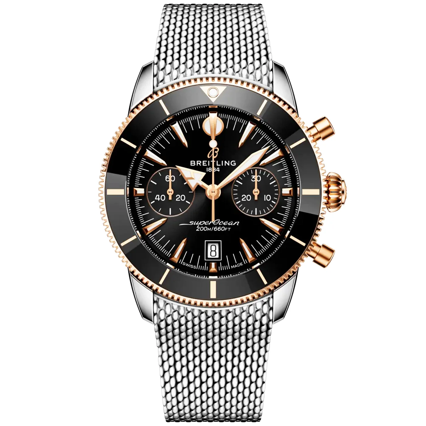 Superocean Heritage Chronograph 42mm Two-Tone Bracelet Watch