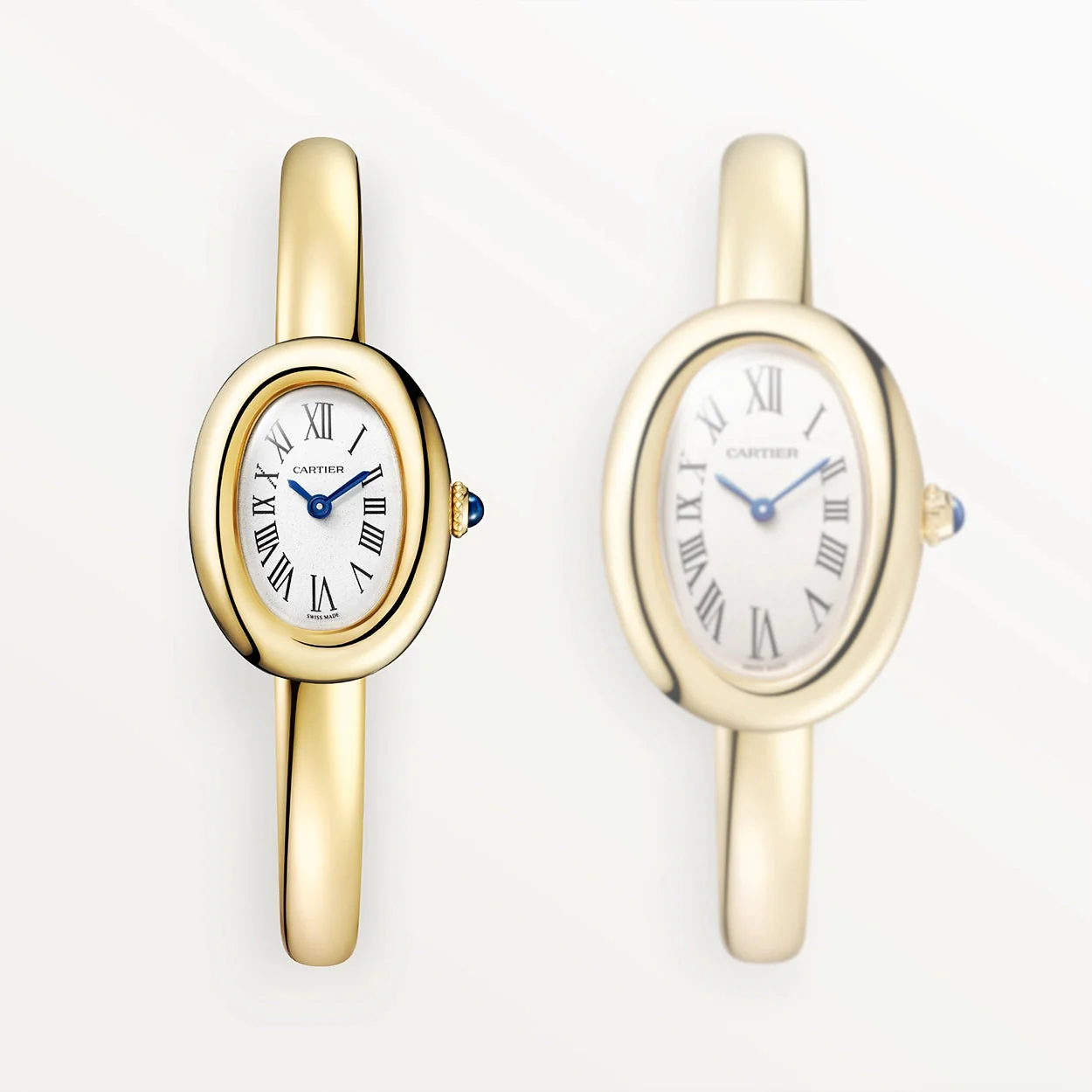 Baignoire Mini Size 15 18ct Yellow Gold Ladies Bangle Watch - Image 7