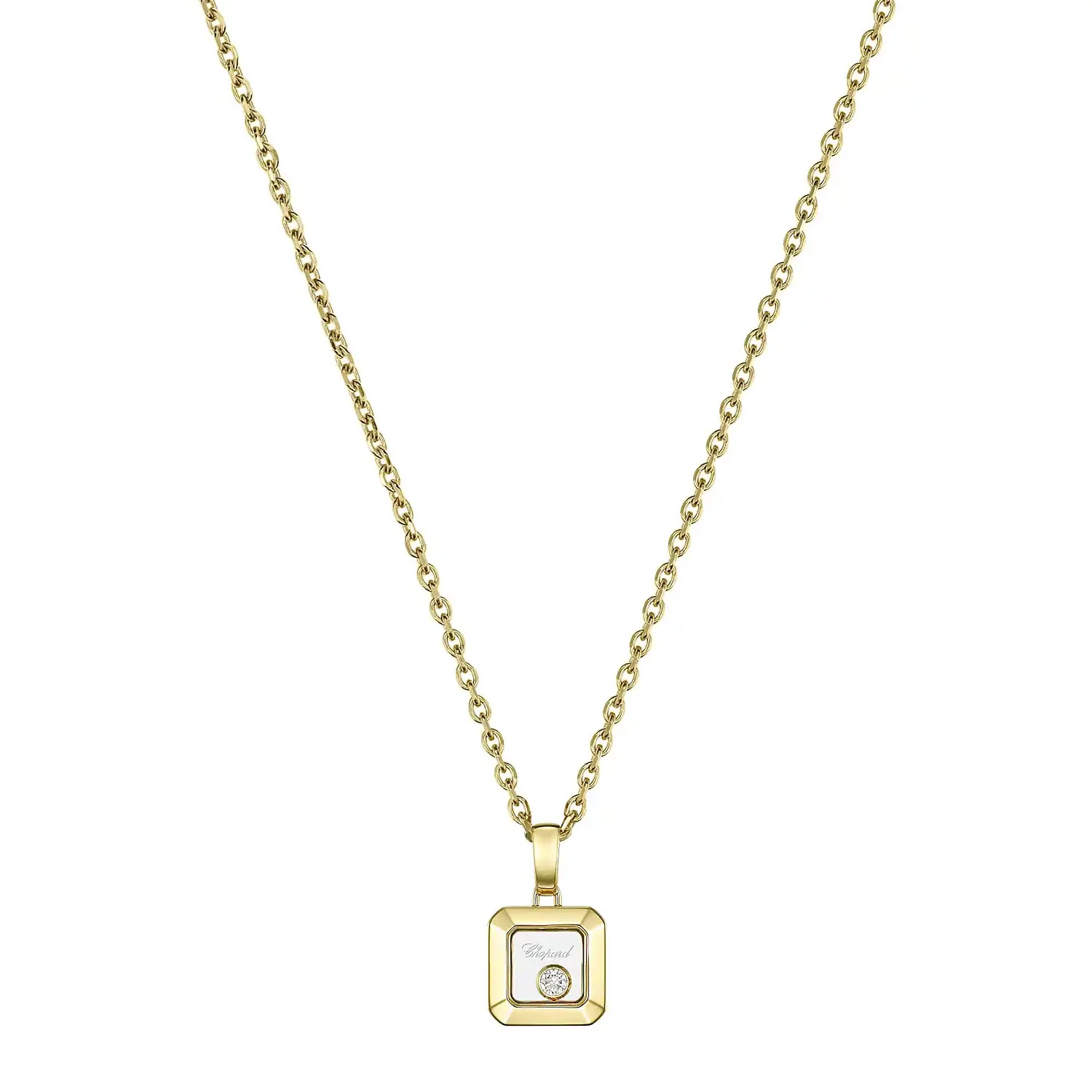 18ct Yellow Gold Happy Diamonds Icons Pendant