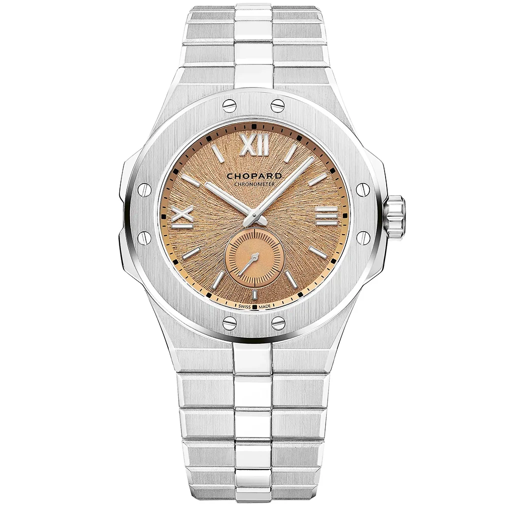 Alpine Eagle 41mm Monte Rosa Pink Dial Automatic Bracelet Watch