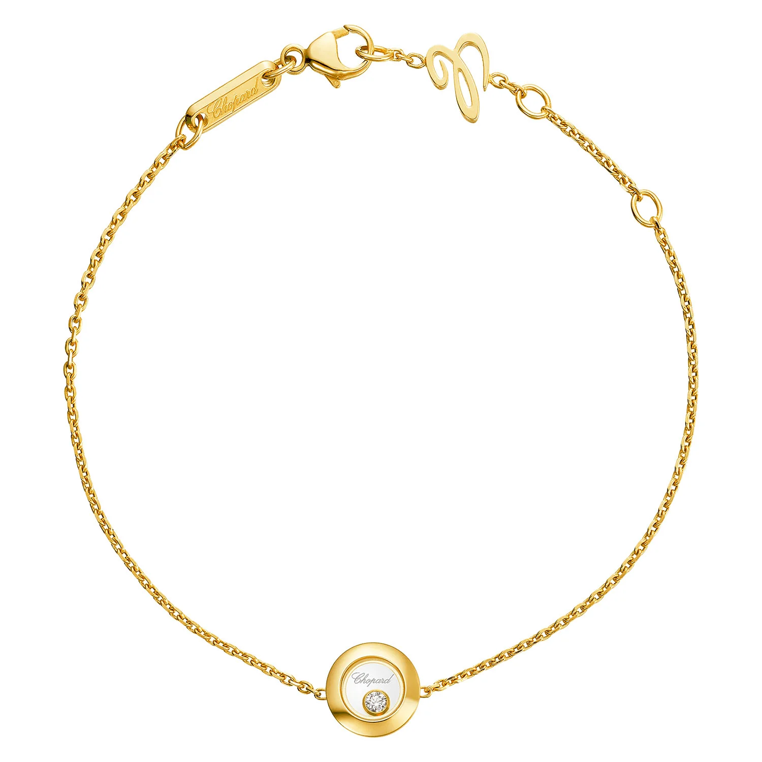 Happy Diamonds Icons 18ct Yellow Gold Round Bracelet