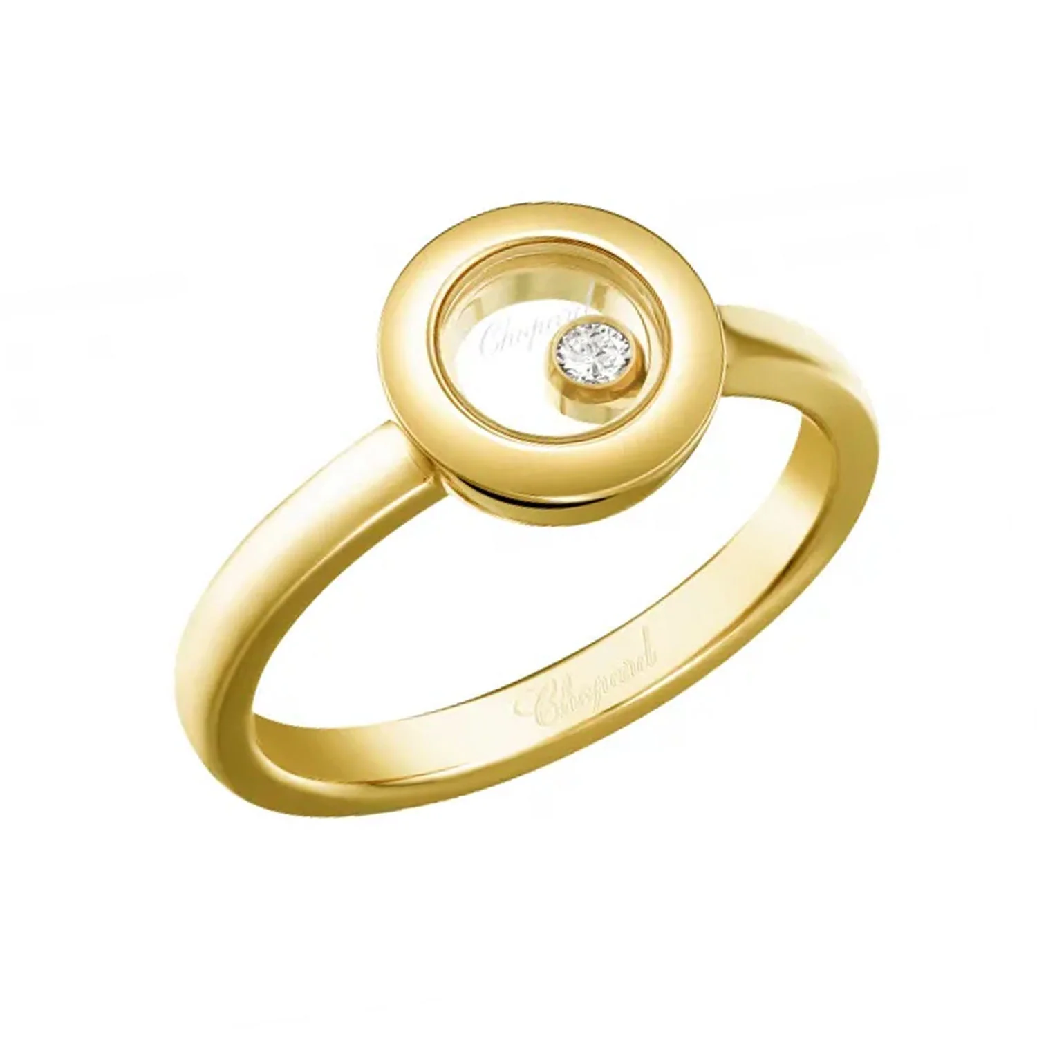 Happy Diamonds Icons 18ct Yellow Gold Round Dress Ring