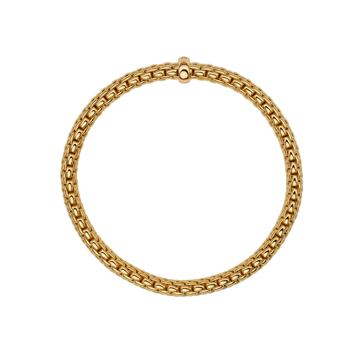 Vendome Flex'it 18ct Yellow Gold Bracelet with a White Diamond - Image 3