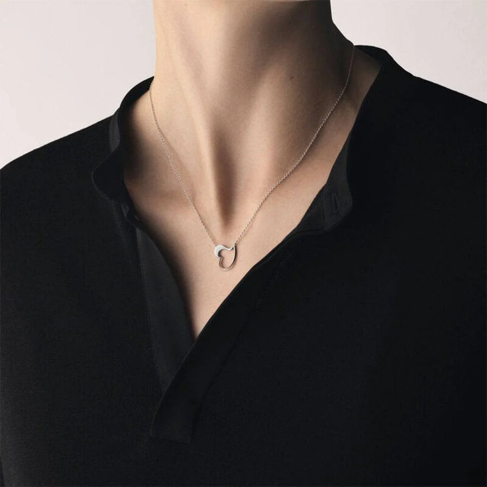 Love Leaf Sterling Silver Pendant - Image 2