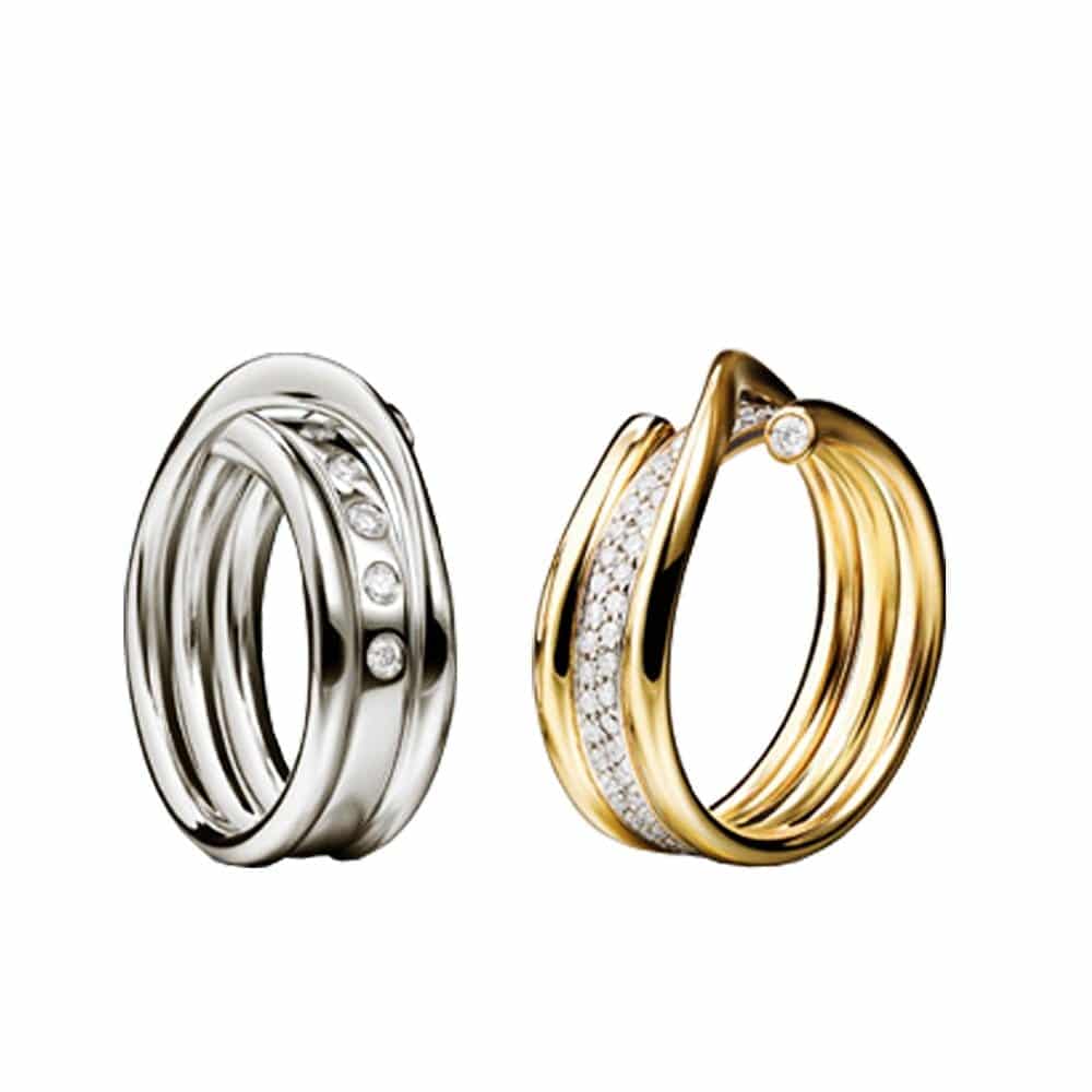 Magic Yellow Gold Centre Ring - Image 2