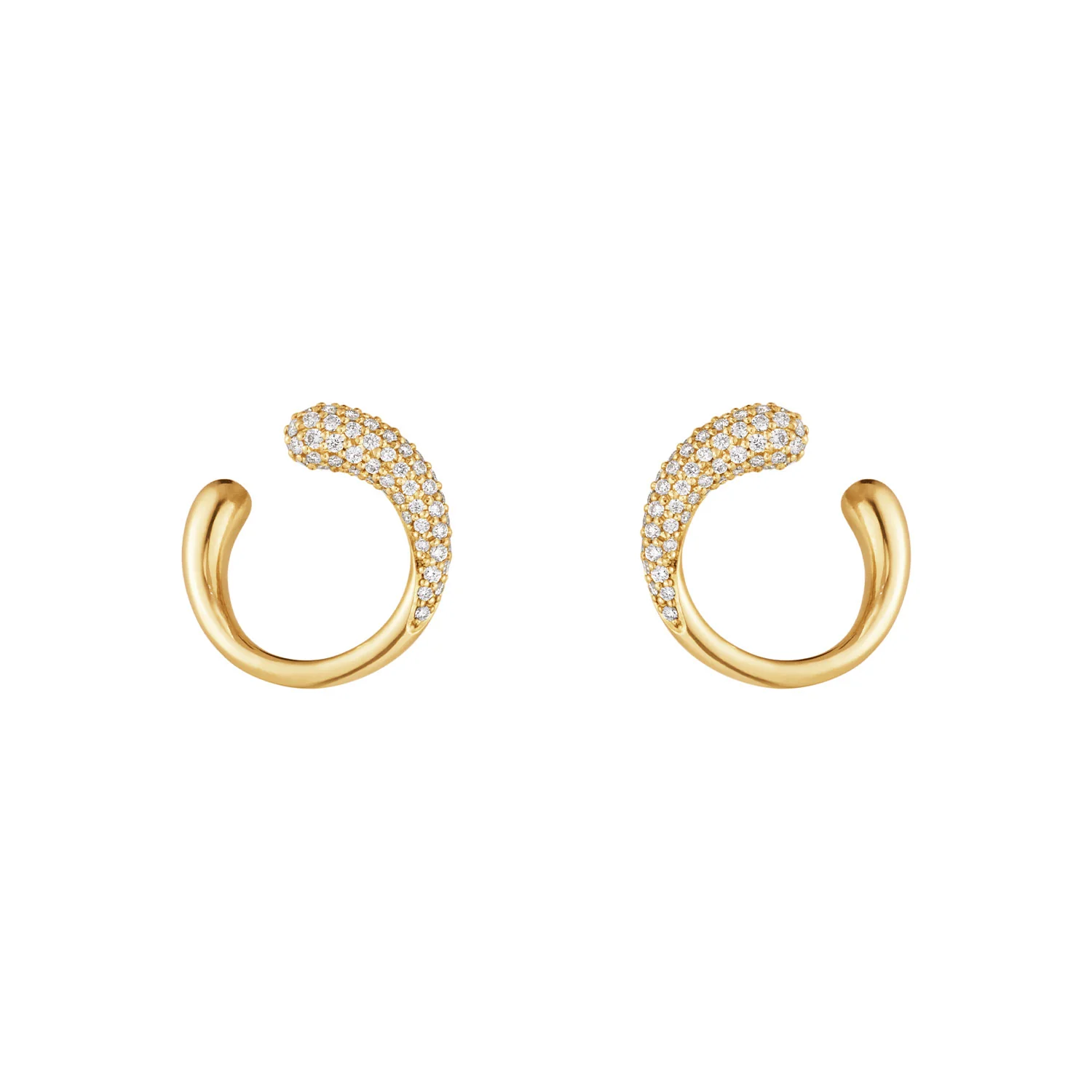 Mercy 18ct Yellow Gold Diamond Set Earrings