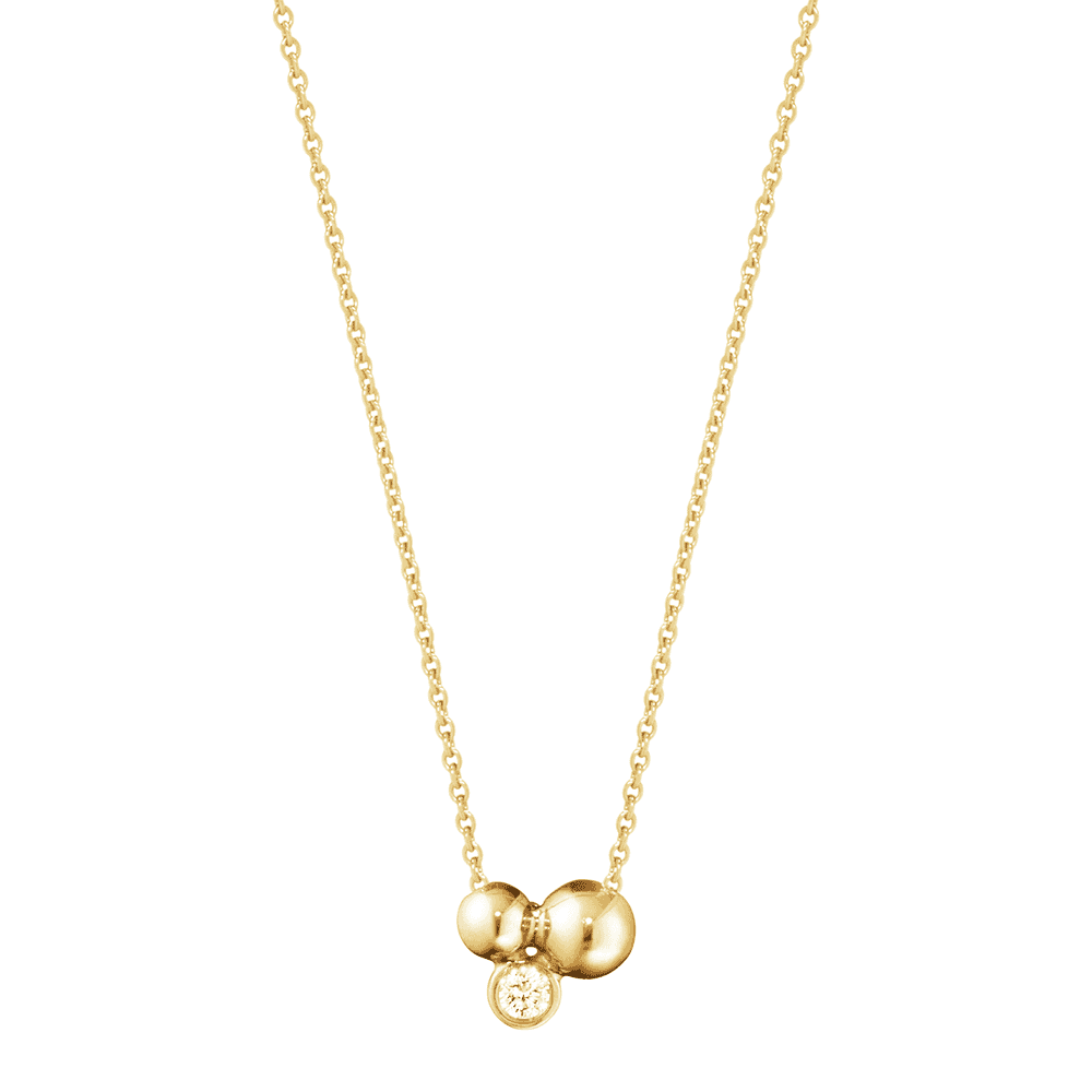 Moonlight Grapes 18ct Yellow Gold Diamond Set Pendant
