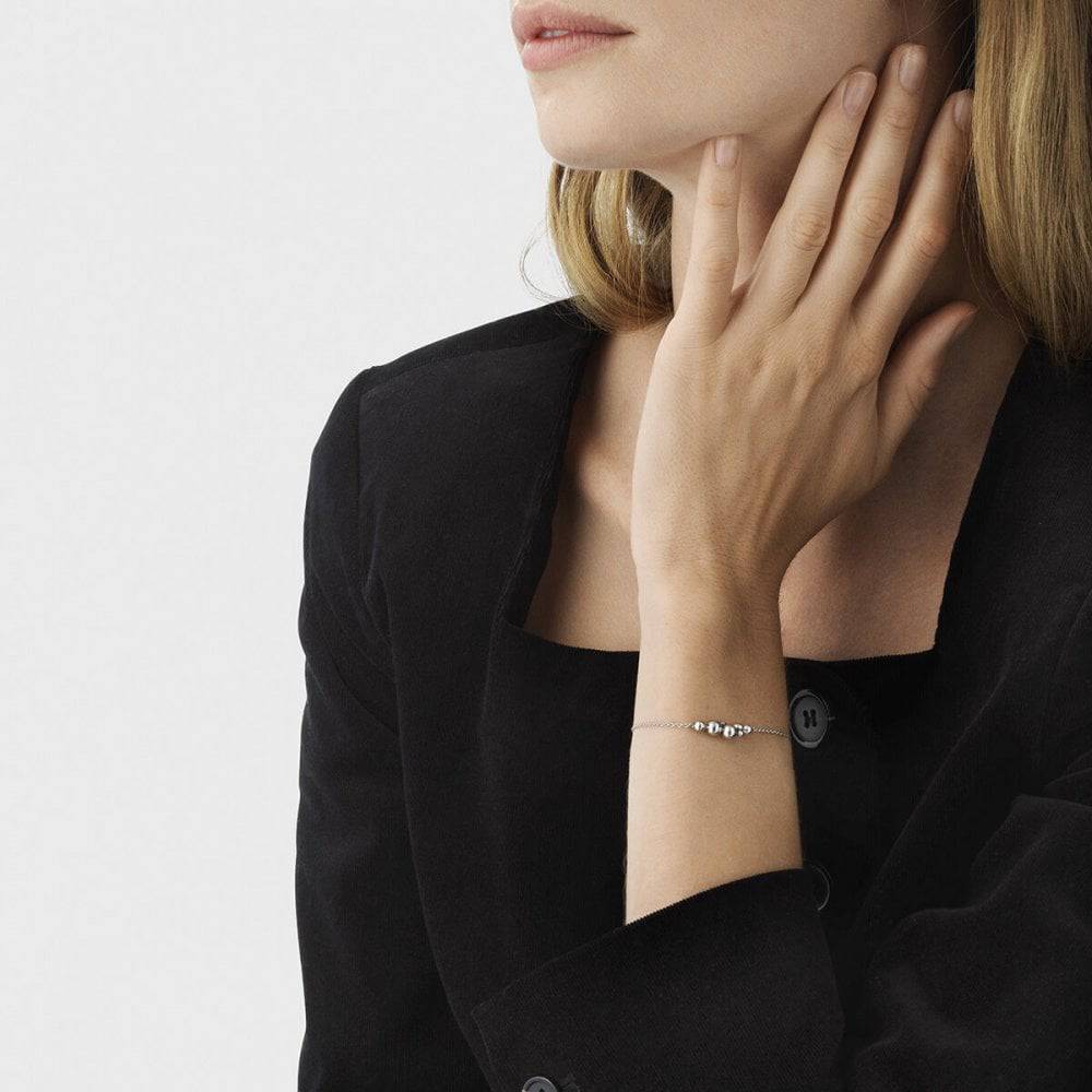 Moonlight Grapes Sterling Silver Chain Bracelet - Image 2