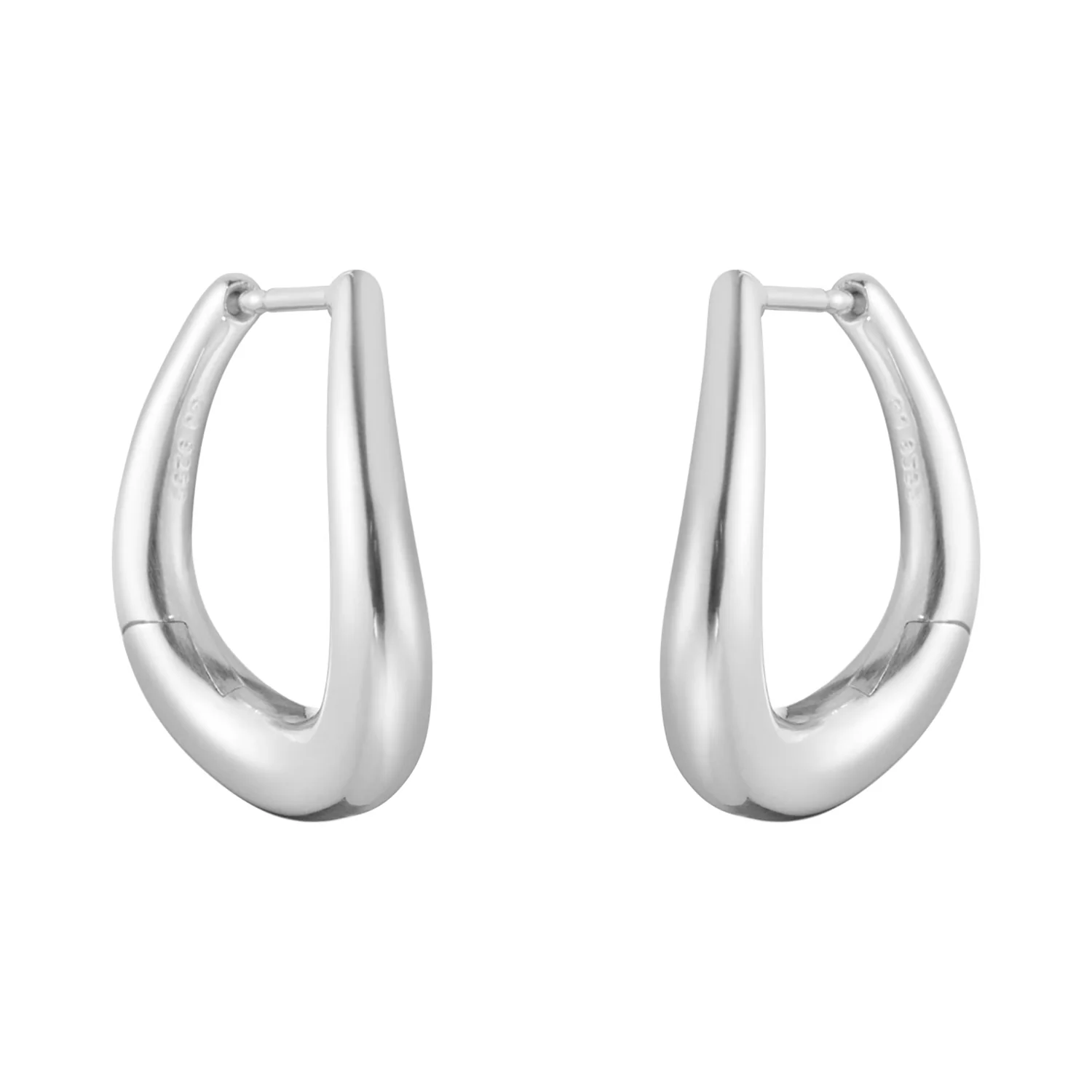 Offspring Medium Sterling Silver Earhoops