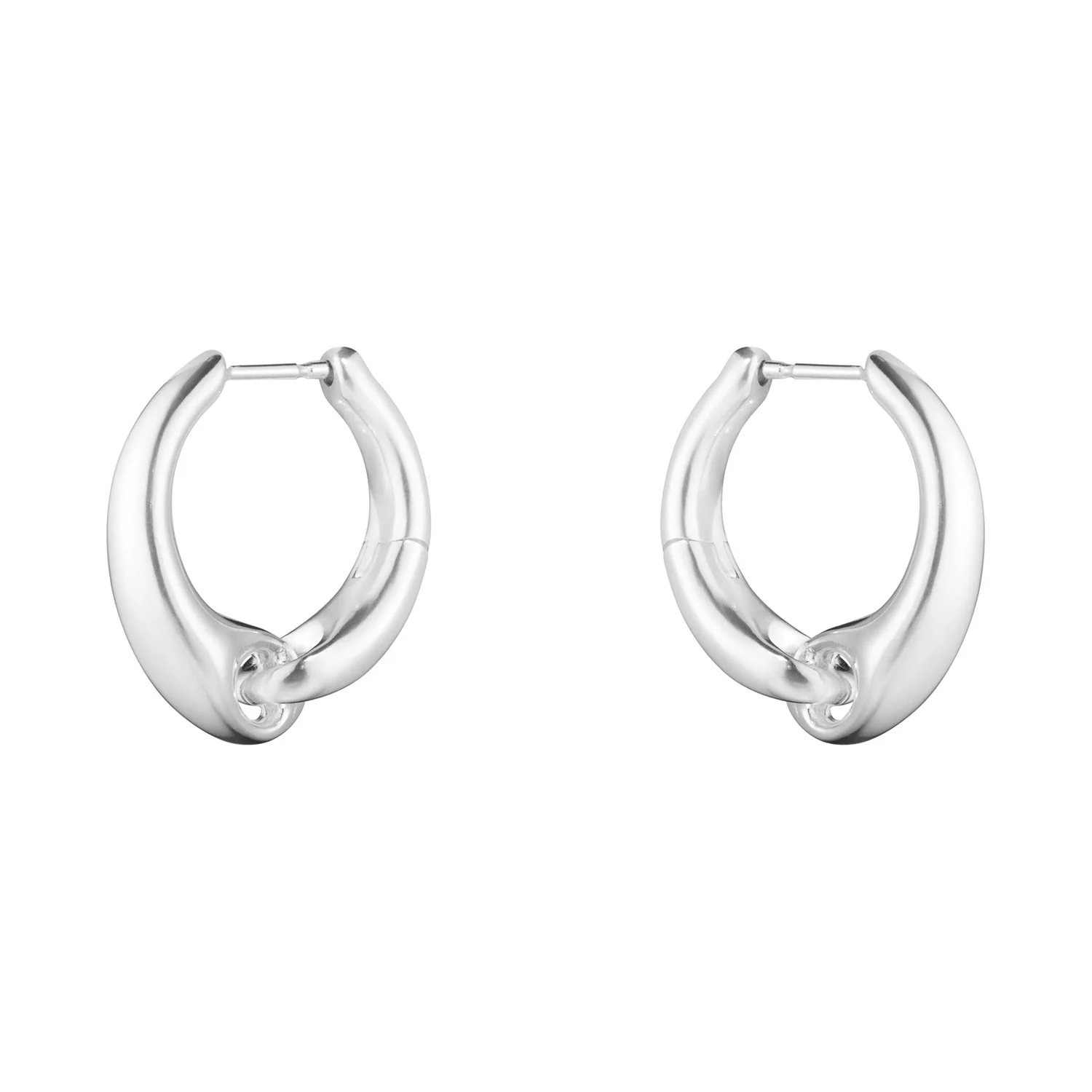 Reflect Silver Large Earhoops