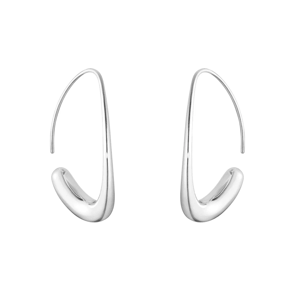 Sterling Silver Offspring Ear Hoop Earrings
