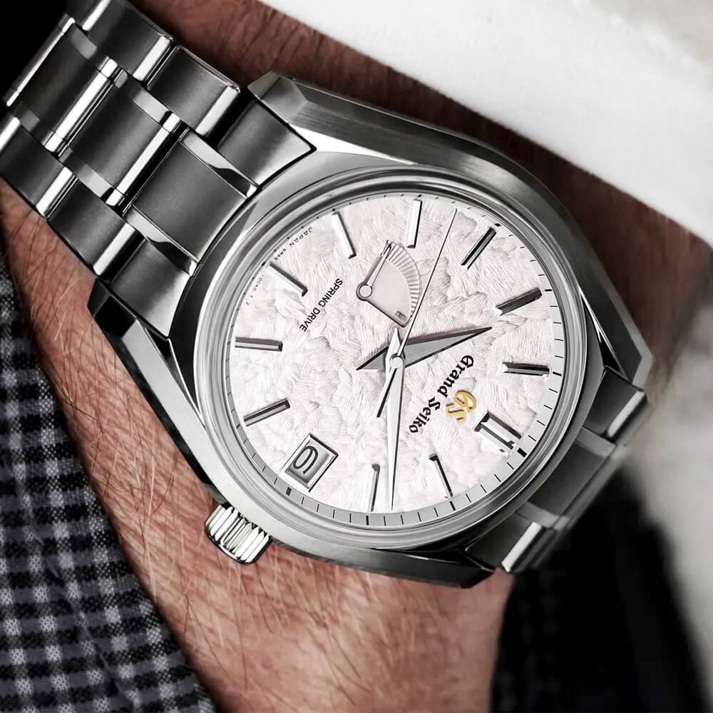 Heritage 'Shunbun' 40mm Cherry Blossom Dial Spring-Drive Bracelet Watch - Image 2