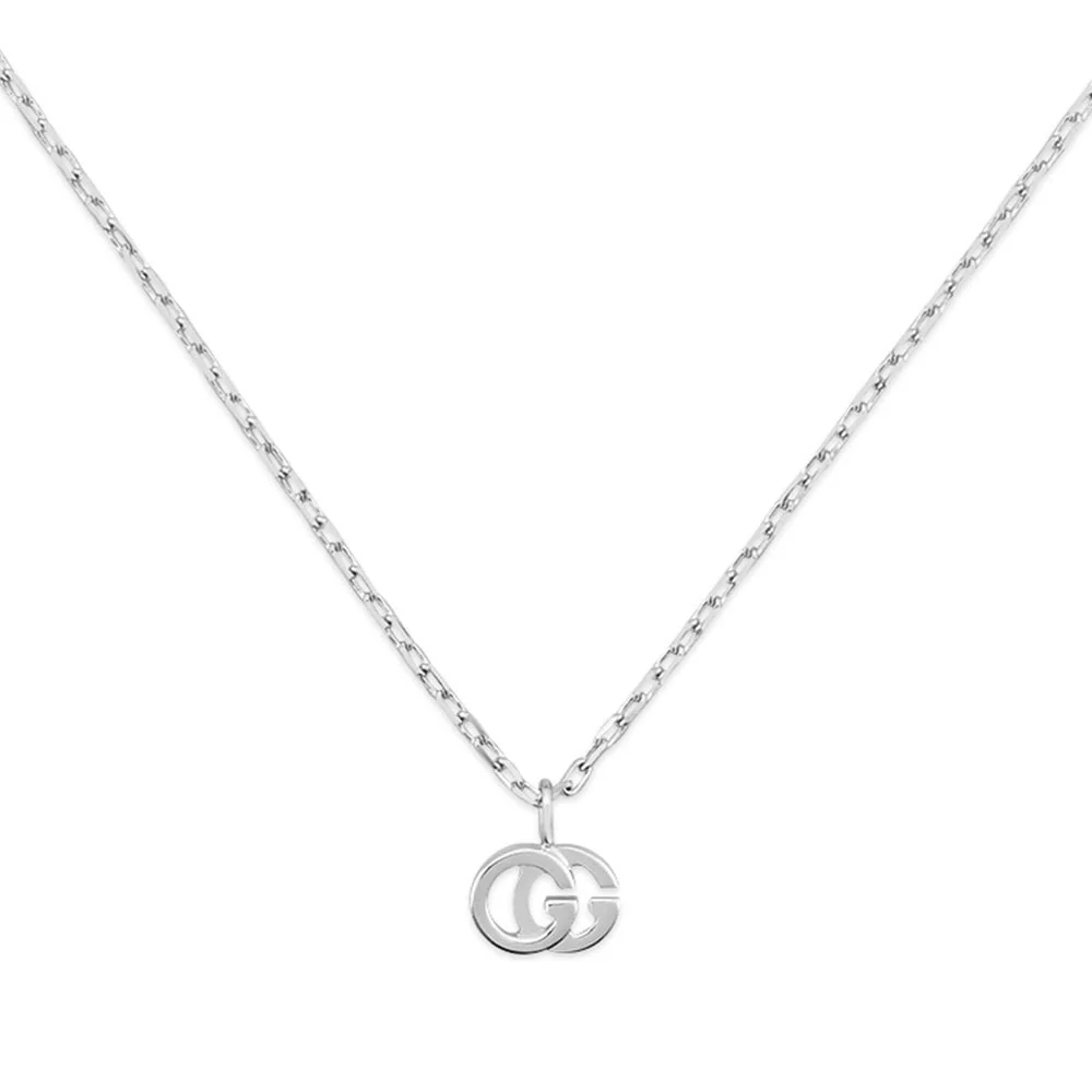 GG Running 18ct White Gold Necklace