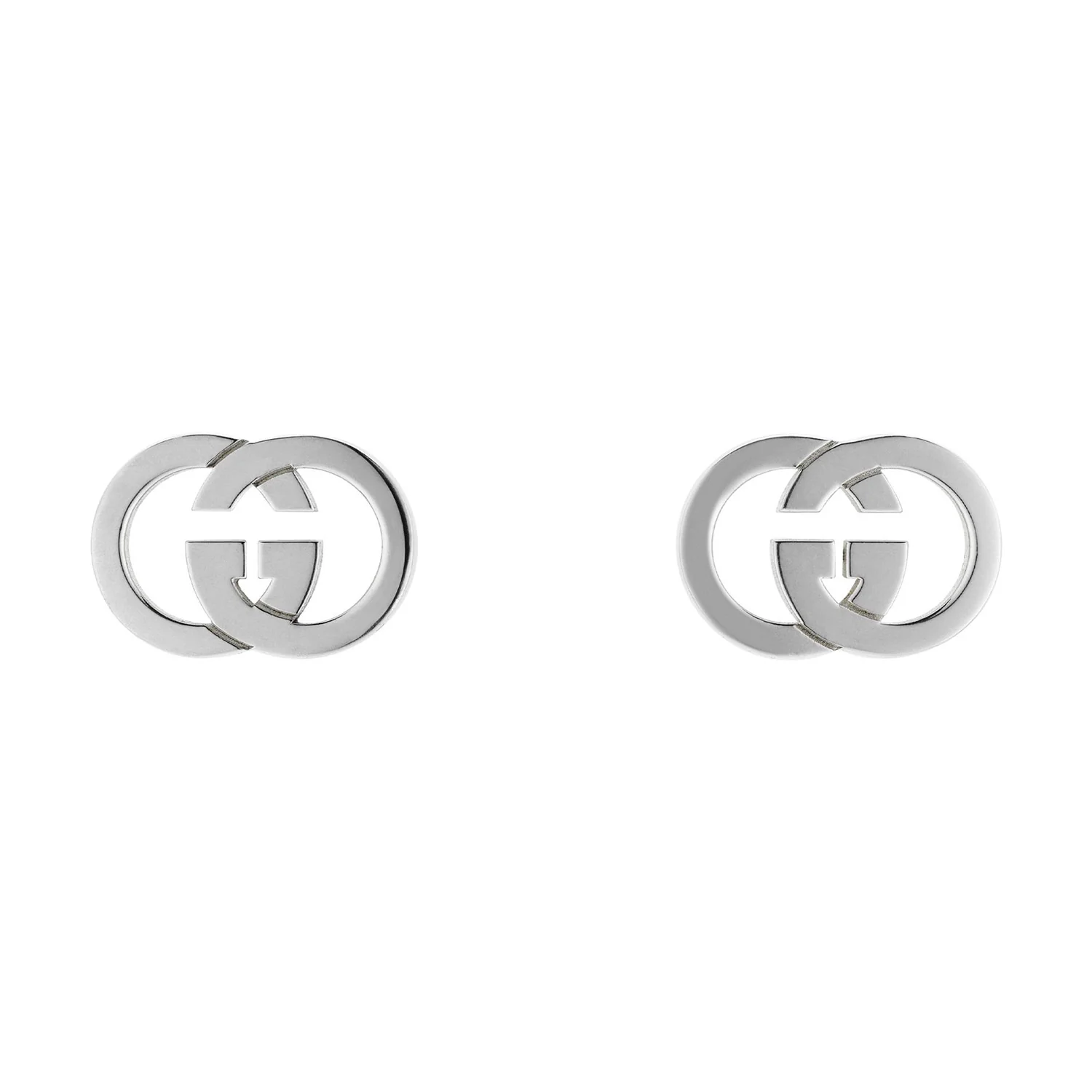 Gucci Interlocking G Sterling Silver Earrings