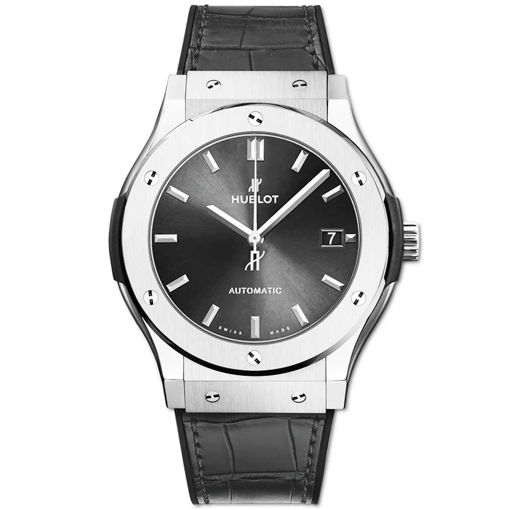 Classic Fusion Titanium 45mm Racing Grey Automatic Strap Watch