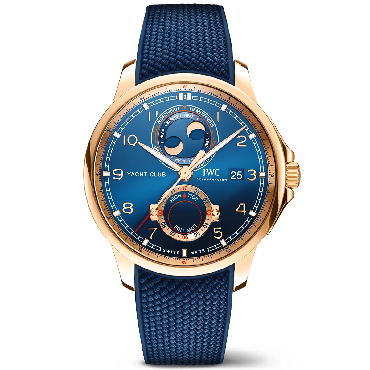 Portugieser Yacht Club Moon & Tide 44.6mm Blue Dial Watch