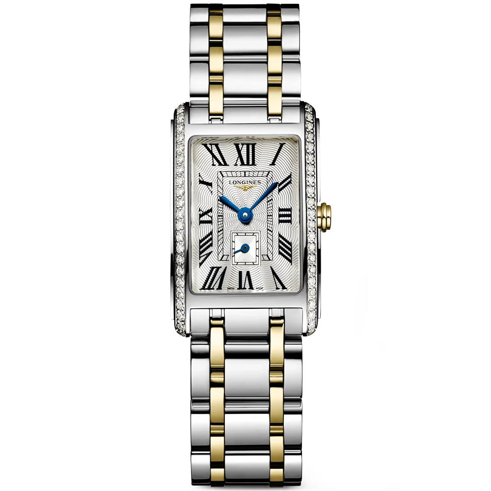 DolceVita 20.8mmx x 32mm Steel & Yellow Gold Diamond Set Watch