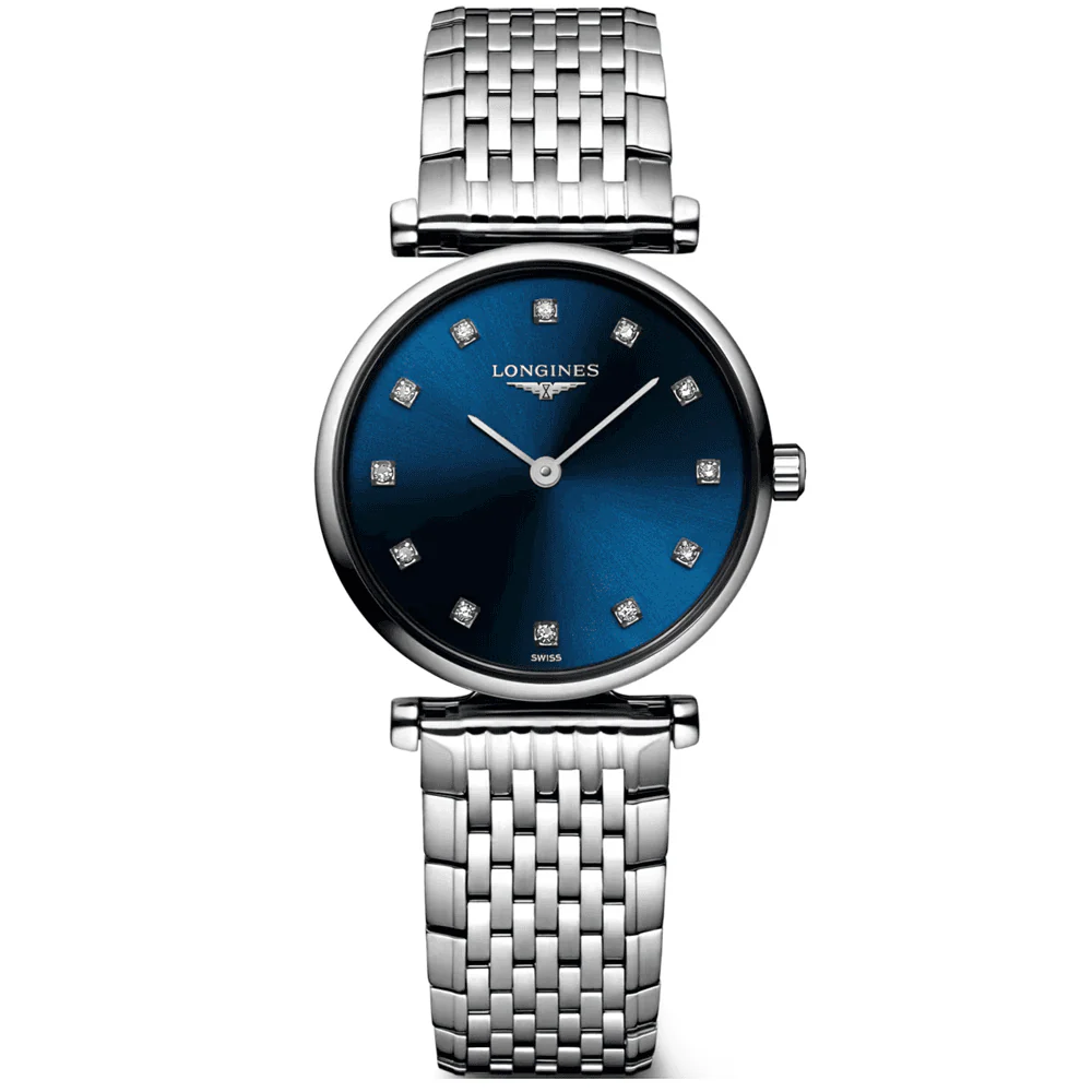 La Grande Classique 24mm Blue Diamond Dial Bracelet Watch