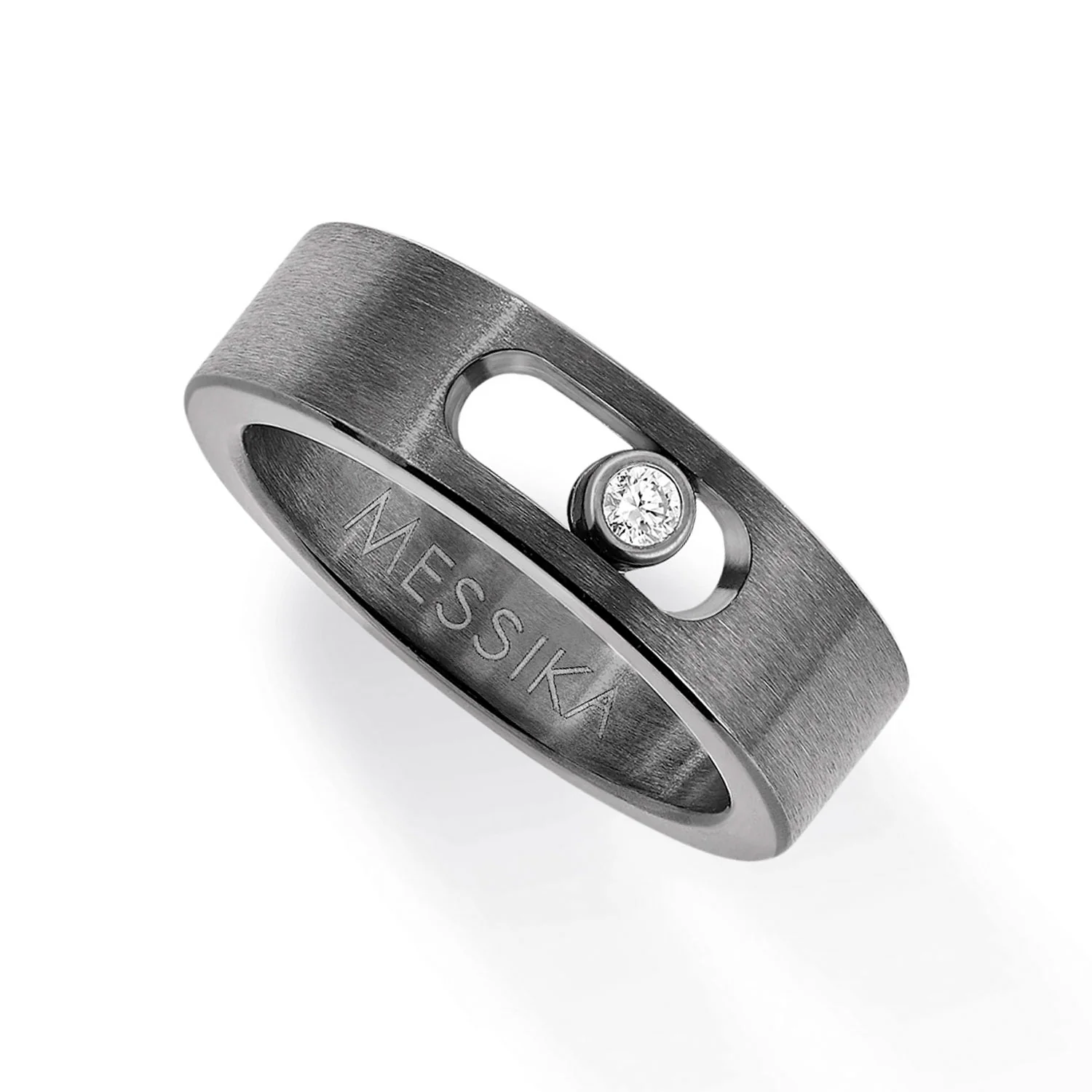 Move Titanium Graphite & Diamond Ring