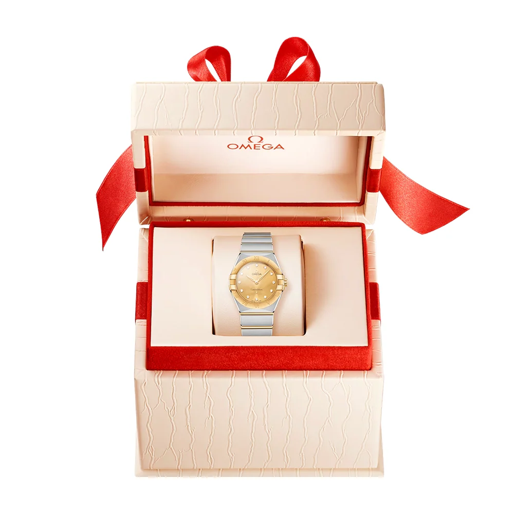 Constellation 28mm Steel & 18ct Yellow Gold Diamond Set Watch - Image 2