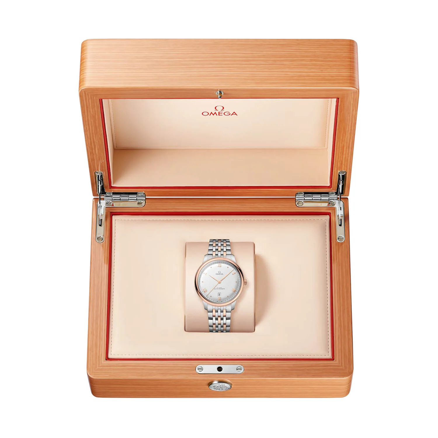 De Ville Prestige 40mm Two-Tone Silver Dial Automatic Bracelet Watch - Image 2