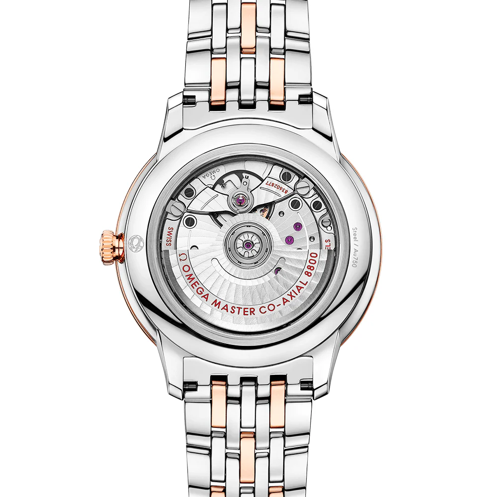 De Ville Prestige 40mm Two-Tone Silver Dial Automatic Bracelet Watch - Image 4