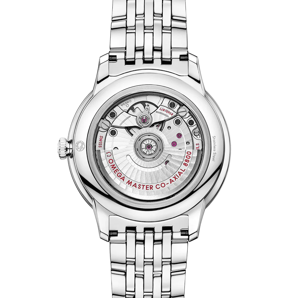 De Ville Prestige 40mm Black/Rose Dial Men's Automatic Bracelet Watch - Image 5