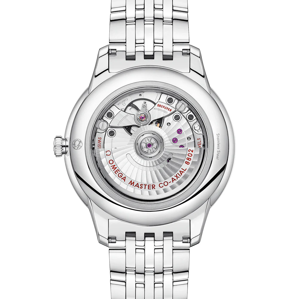 De Ville Prestige Small Seconds 41mm Red Dial Automatic Bracelet Watch - Image 5