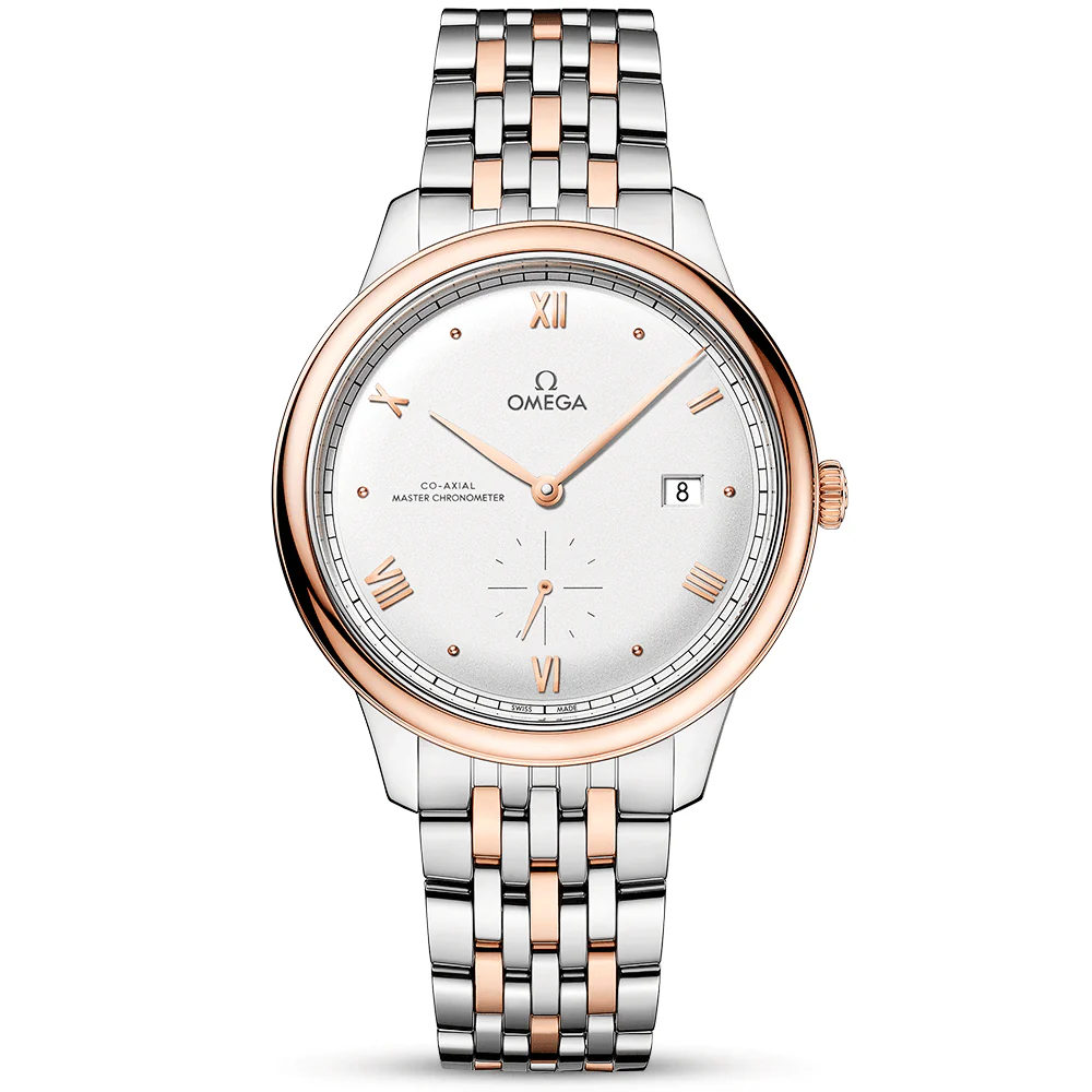 De Ville Prestige Small Seconds 41mm Two-Tone Silver Dial Watch