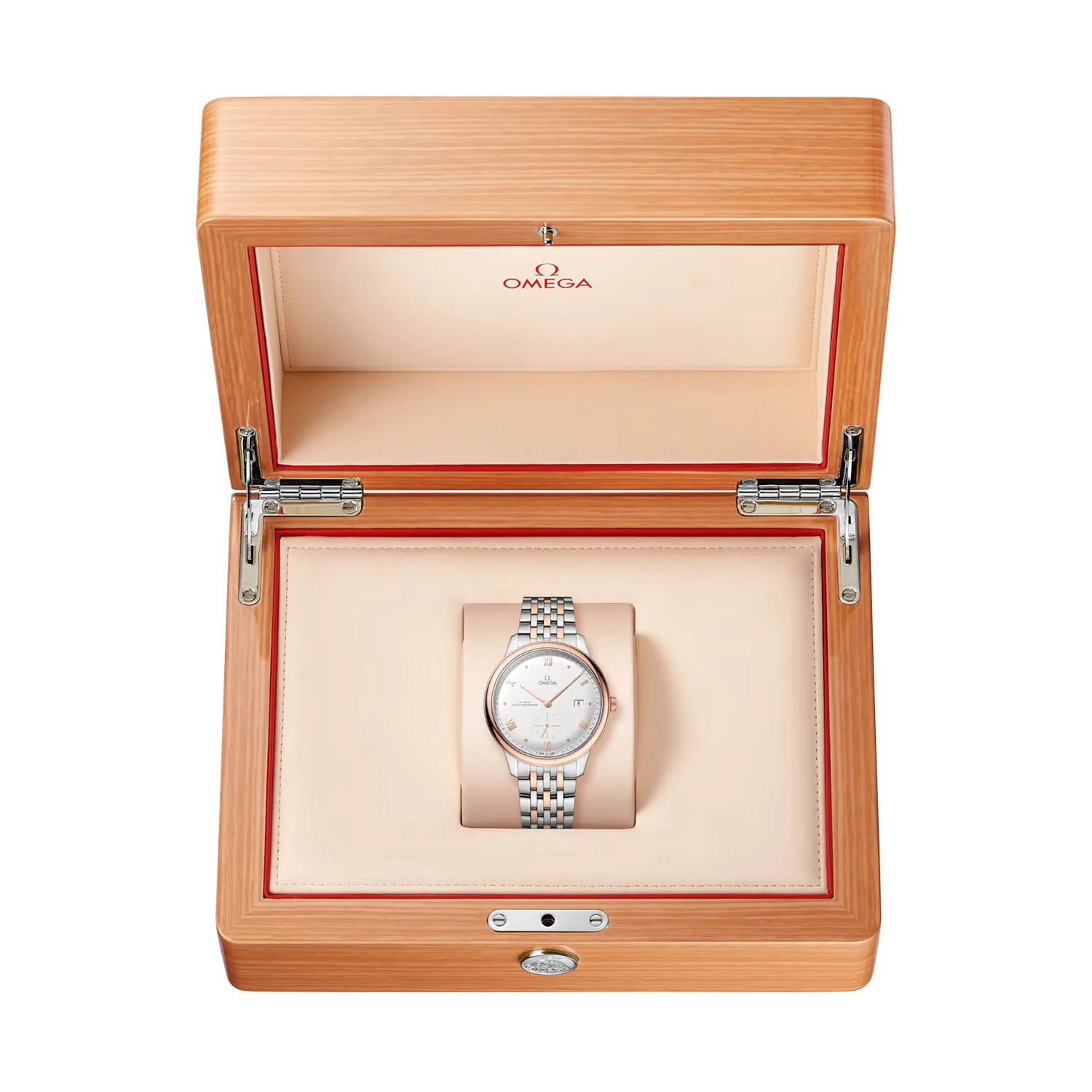 De Ville Prestige Small Seconds 41mm Two-Tone Silver Dial Watch - Image 2