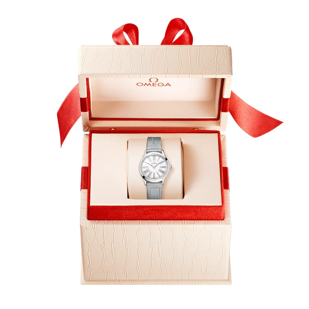 De Ville Tresor Mini 26mm Diamond Set Ladies Strap Watch - Image 2