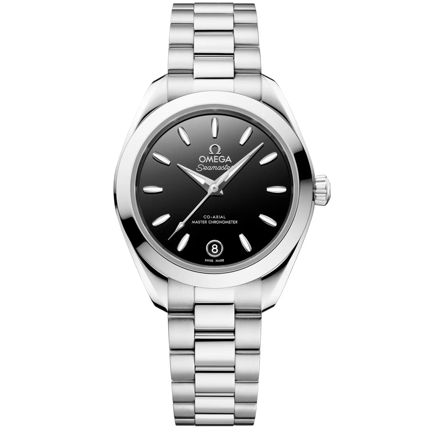 Seamaster Aqua Terra 30mm Matte Black Dial Automatic Ladies Watch