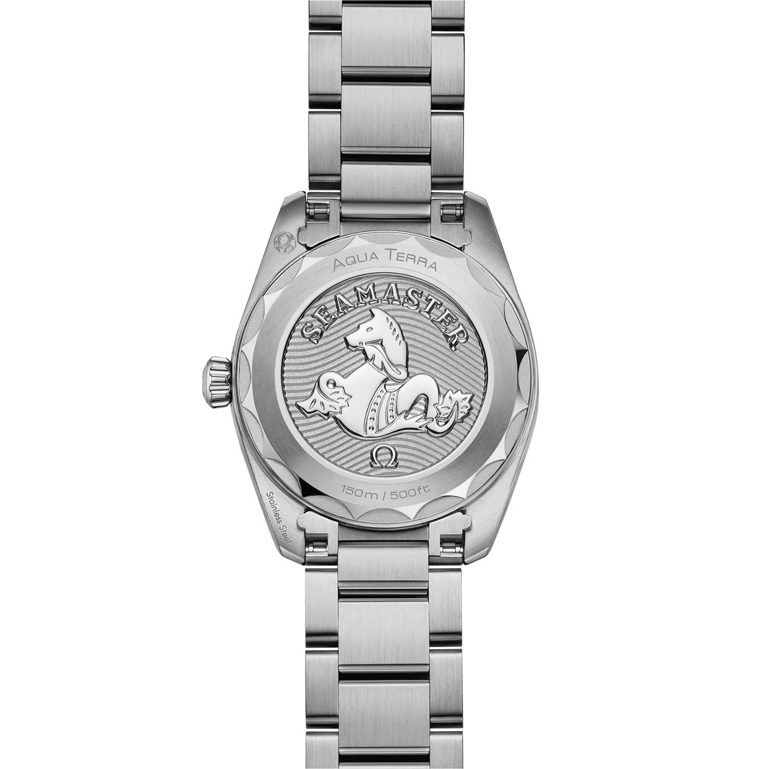 Seamaster Aqua Terra 28mm White Mother of Pearl Dial Ladies Watch - Image 5