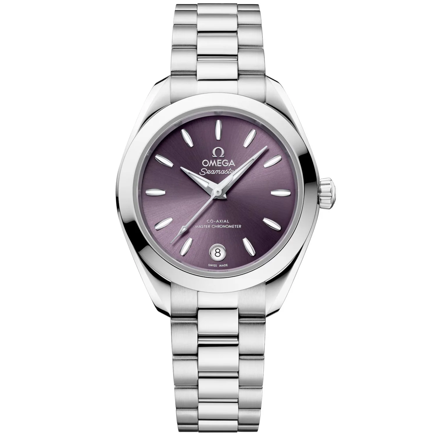 Seamaster Aqua Terra 30mm Purple Dial Automatic Ladies Watch