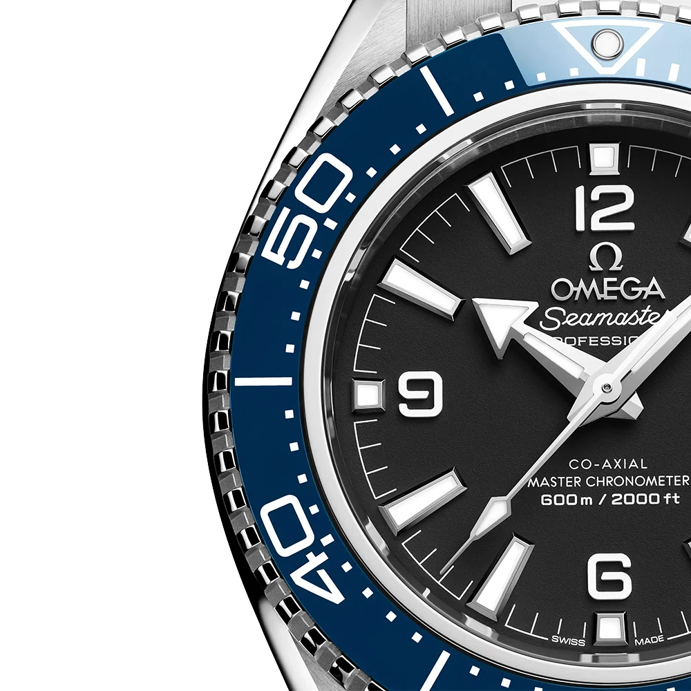 Seamaster Planet Ocean 600m 42mm Black Dial & Blue Bezel Bracelet Watch - Image 5