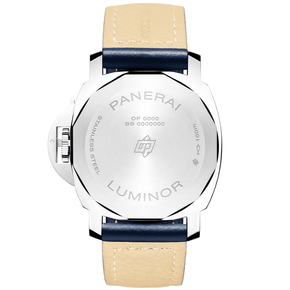 Luminor Blu Mare 44mm Blue Dial & Leather Strap Manual-Wind Watch - Image 2