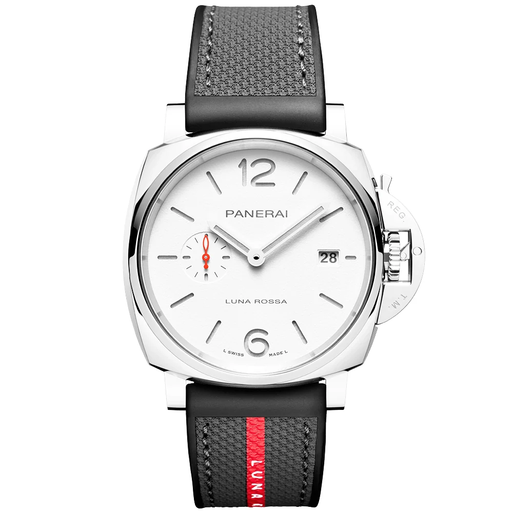 Luminor Due 42mm Luna Rossa Edition White Dial Mens Watch