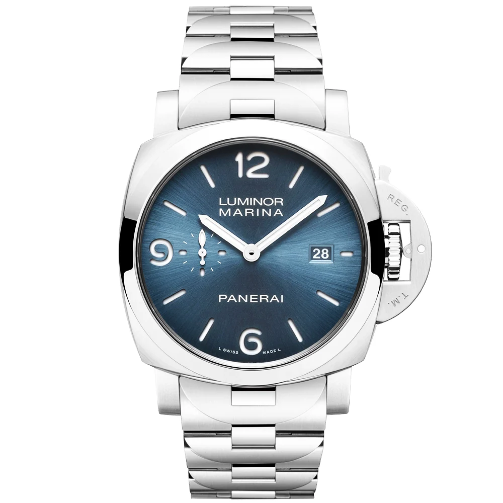 Luminor Marina Steel Blue Dial 44mm Automatic Bracelet Watch