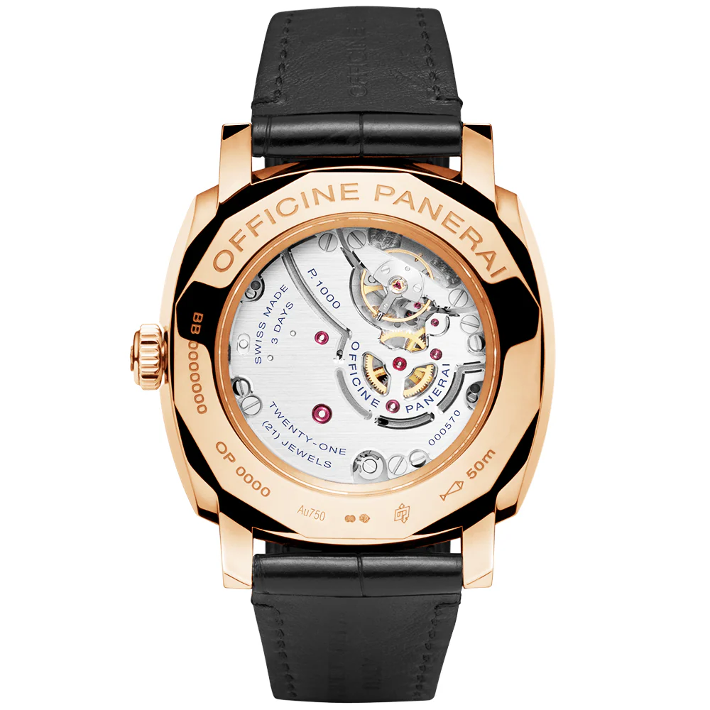 Radiomir 1940 3 Days Oro Rosso Manual-Wind Strap Watch - Image 2