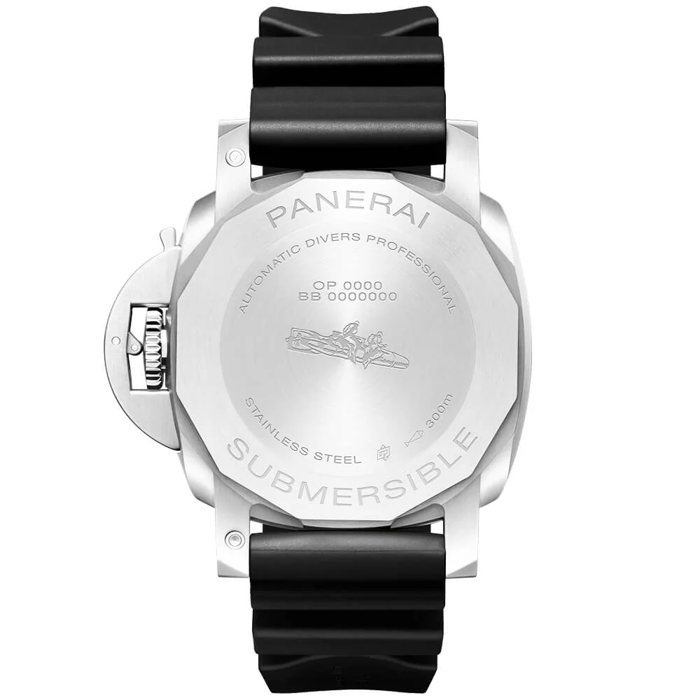Submersible Bianco 42mm White Dial Automatic Mens Strap Watch - Image 2