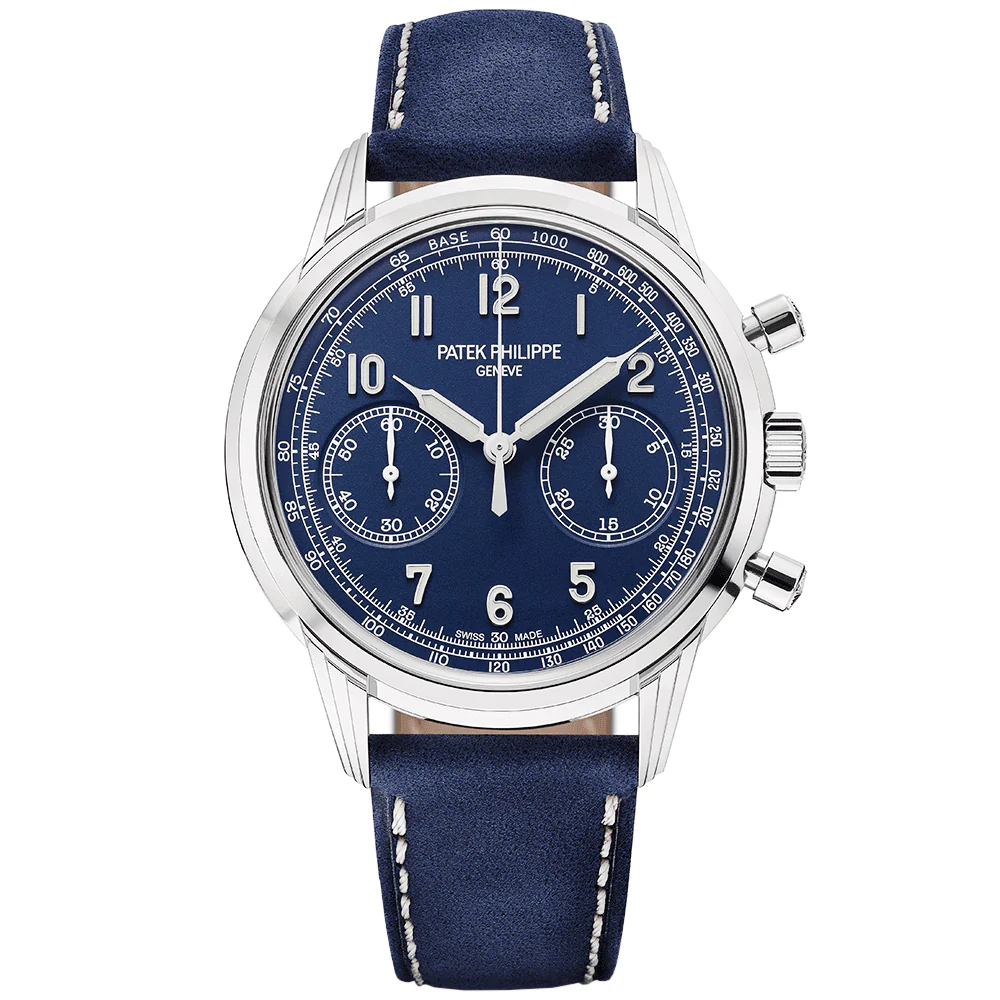 Complications 41mm Blue Dial Manual-Wind Chronograph Watch