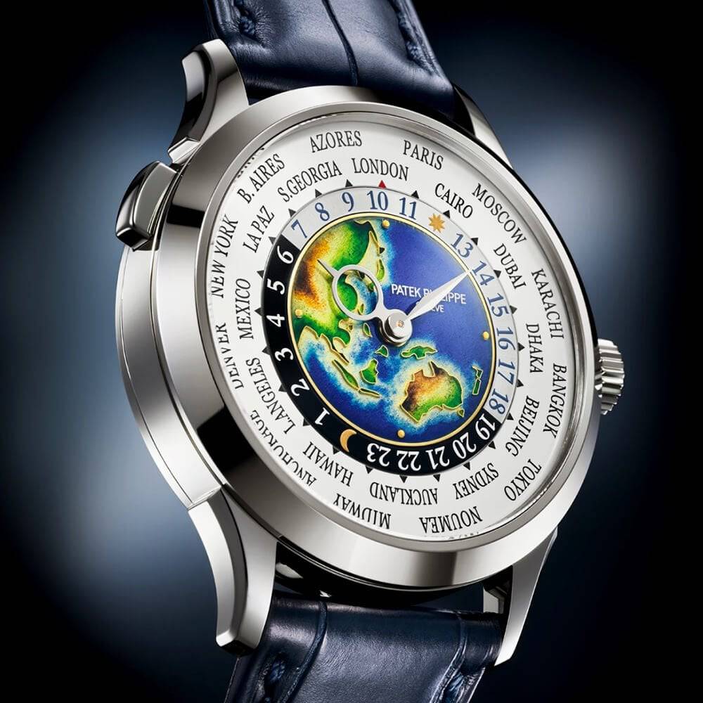 Complications World Time 39mm Enamel Dial Men's Automatic Watch - Image 2