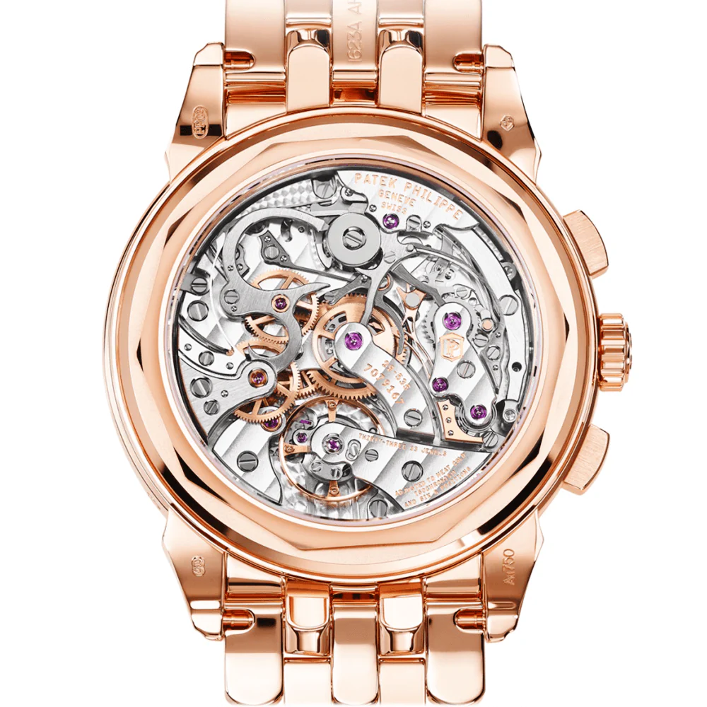 Grand Complications 18ct Rose Gold 41mm Black Dial Chronograph Watch - Image 2